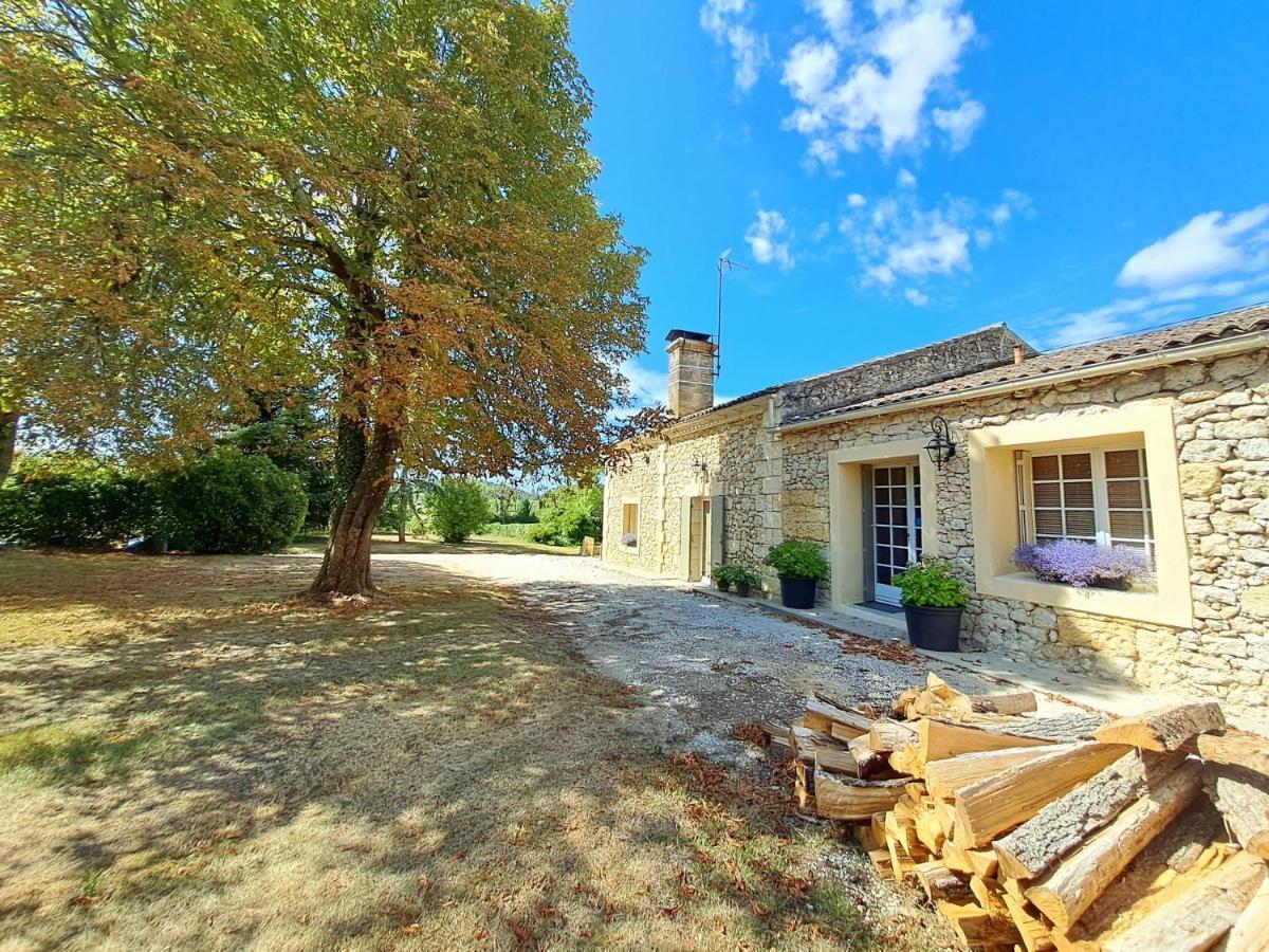 Bleu Raisin Bed & Breakfast Les Salles-de-Castillon Dış mekan fotoğraf